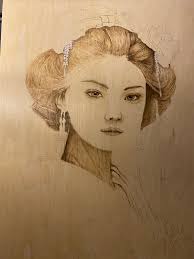 I would love some advice from you lovely people please. I'm a few hours  into my current WIP (the first for over a year) but the wood grain is an  absolute nightmare.