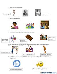 This social studies video for children shares the braver. Ruby Bridges Bhm Brainpop Jr Worksheet