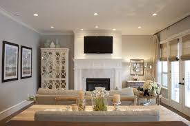 Shades Of Gray Paint And White Iving Room Paint Color With Grey White Wall And Brown Window Shade Open Living Room Design Alice Lane Home French Living Rooms