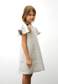 Polis Grey Linen Dress Motoreta Thời Trang Trang Phục Nữ Vải Lanh