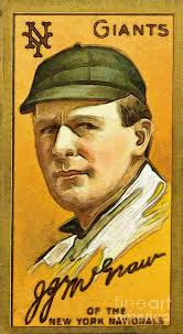 John J McGraw Piedmont Cigarettes Baseball Card Photograph by Kerry Gergen 