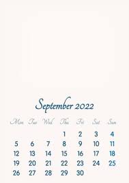 Photo Montage September 2022 2019 To 2046 Vip Calendar Basic Color English Pixiz