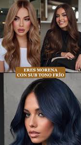 Tintes ideales para morenas de tono frío