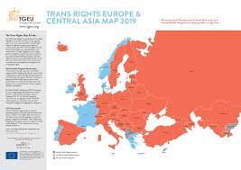 Department of health and human services. Trans Rights Europe Central Asia Map Index 2019 Tgeu
