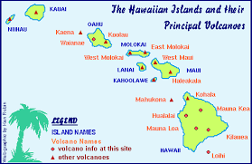 General Information About Hawaiian Shield Volcanoes Hawaiian Islands Map Hawaiian Islands Hawaii Tourism