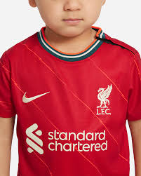 Ensure you are equipped to cheer on england with their 2020 home, away and training kit by nike. Liverpool F C 2021 22 Home Baby Amp Toddler Football Kit Nike Lu