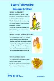 Try This Home Remedy For Hair Breakage Visit Our Site For More Recipes Damagehairrepair Hairbreakag Hair Breakage How To Prevent Hair Breakage Damaged Hair