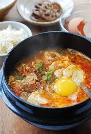 Korean Soft Tofu Stew Kimchi Soondubu Jjigae Korean Bapsang Recipe Asian Recipes Comfort Soup Recipes Food