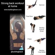Strong Back Workout At Home No Equipment Buildingbeast Video Good Back Workouts Back Workout At Home Workout Plan