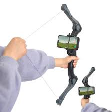 MILAEM AR弓矢 バーチャルリアリティ スマートゲームボウ スマートボウ ブルートゥース Bluetooth接続 スマートフォン用  IOSおよびAndroidシステムと互換性があります 子供と大人のための折りたたみ式弓 リアルシューティングゲーム