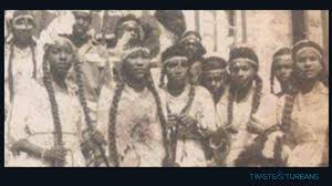 Maybe you would like to learn more about one of these? Indigenous Native American Women Hair Care Twists Turbans