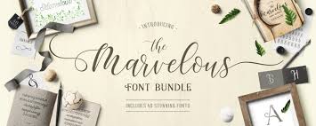 This font is available for download for personal use only. The Marvelous Font Bundle
