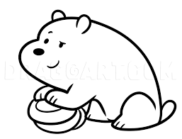 This shopping feature will continue to load items when the enter key is pressed. How To Draw Grizz From We Bare Bears Coloring Page Trace Drawing