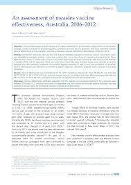 If that were clearly the case, then simply by looking at. Pdf An Assessment Of Measles Vaccine Effectiveness Australia 2006 2012