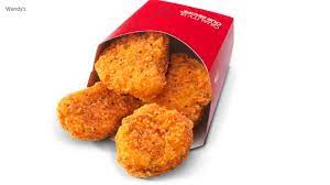 Wendy's chicken nuggets does not contain egg, fish, milk, peanuts, shellfish, soy or tree nuts.* * please keep in mind that most fast food restaurants cannot guarantee that any product is free of allergens as they use shared equipment for prepping foods. Wendy S Spicy Chicken Nuggets Back On Menu Thanks To Chance The Rapper Abc7 San Francisco