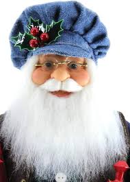 Hobby, Train, Holly, Hammer & Presents 16" inch Santa Claus Standing  Figurine Figure Decoration 160007: Buy Online at Best Price in UAE