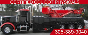 cdl dot physical exam by a licensed medical examiner