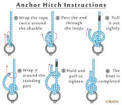 Anchor Knot Anchor Hitch Or Anchor Bend Best Knots Knots Rope Knots
