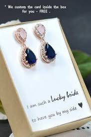 Custom Nbp Wedding Jewelry Bridesmaid Earrings Jewelry Pink Etsy Wedding Bridesmaid Jewelry Teardrop Bridal Earrings Rose Gold Wedding Jewelry