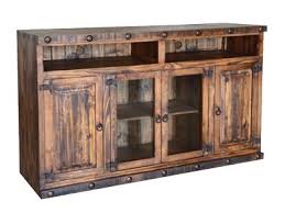 Rustic Tv Stand With Clavos Can Be 50 Inch Or 60 Inch Wide And Comes In A Variety Of Colors See More At Www San Comedor Rustico Muebles Rusticos Mueble Bajo