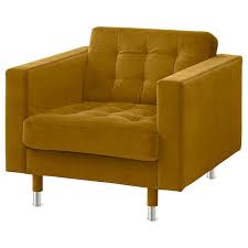 Every home needs a place to sit back, put your feet up and relax. Landskrona Velvet Yellow Armchair Width 89 Cm 89 Cm Ikea
