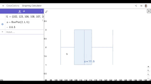 How To Quickly Create A Boxplot In Geogebra S Graphing Calculator Youtube Graphing Calculator Graphing Calculator