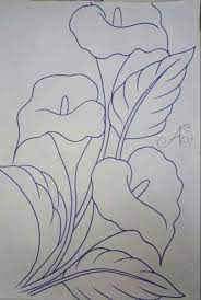 Pin De Angelica Caballero En Dibujos Dibujos Para Bordar Mexicano Pintura En Tela Flores Dibujos En Tela