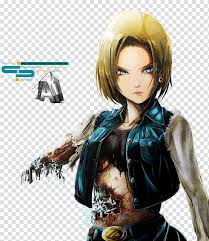 Unlike androids 1, 2, 8, 13, 14, 15, 16, and 19, 17 and his twin sister 18 were originally humans turned into androids by dr. Android 18 Dragon Ball Z Android 17 Majin Buu Krillin Dragon Ball Z Transparent Background Png Clipart Hiclipart