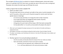 We did not find results for: The Card Game 99 Ninety Nine Is A Simple Turn Ba Chegg Com