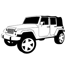 Black And White Jeep Wrangler Clipart Clipart Of Jeep Rubicon Google Search Jeep Images Jeep Jeep Wrangler