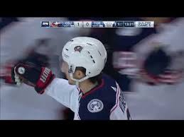 Werenski skated back to the bench as blood continued to flow down his face. Video Zach Werenski