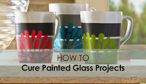 Pour a small puddle of polycrylic in a corner of the painting using the foam brush work the sealant outwards from the corner. How To Cure Painted Glass Projects Diy Crafts Plaid Online