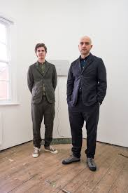 Josh In The Peak Lapel Jacket In Olive Antique Stripe Stoke Shirt In Olive Poplin Tapered Pant In Olive Anti Mens Street Style Mens Clothing Styles Mens Fall