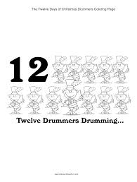This coloring page was posted on tuesday, february 23, 2010. 12 Days Of Christmas Twelve Drummers Drumming Coloring Page Http Www K Christmas Coloring Pages Door Decorations Classroom Christmas Twelve Days Of Christmas