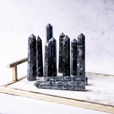 By wearing the new larvikite crystal bracelet you can connect intensely with the stone's energy throughout the day. Larvikite Point Crystal Stone