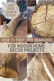 How To Treat Tree Branches For Indoor Use Cleaning Branches For Decor In 2020 Cleaning Wood Natural Wood Crafts Christmas Decorations Diy Outdoor