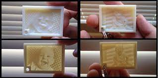Amazing 3d Printed Lithophane Key Chains Created By Print 3d For Me Using Shapeways Api 3dprint Com The Voice Of 3d Printing Additive Manufacturing 3d Printed Objects 3d Printing Diy Prints
