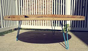 A vintage looking spool table design with a french vibe. Hand Crafted Reclaimed Spool Coffee Table By Re Klaim Industriale Custommade Com