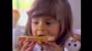 Judith Barsi in an old 80s commercial for JiF Peanut Butter.