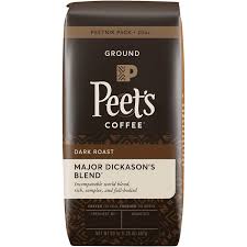 Peet S Coffee Peetnik Pack Major Dickason S Blend Dark Roast Ground Coffee 20 Oz Bag Rich Smooth And Complex Da Peets Coffee Dark Roast Blended Coffee