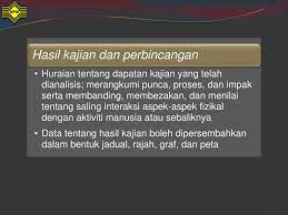 Perbincangan hasil kajian, cadangan dan kesimpulan terdahulu, kent (1990) dalam nor aishah (1998), menyatakan bahawa terdapat kajian yang menunjukkan ramai orang mempunyai potensi keusahawanan tetapi tidak menjadi usahawan. Contoh Dapatan Kajian Tesis Dapatan Daripada Kaedah Temu Bual Jadual 5