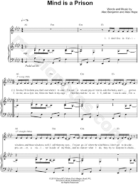 Alec Benjamin Mind Is A Prison Sheet Music In Ab Major Transposable Download Print Sku Mn0205810