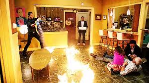 Community Darkest Timeline Gif Donald Glover Shocked Fire Discover Share Gifs