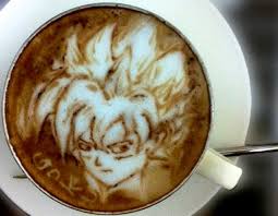 Coffee Art Goku Latte Latte Art Coffee Latte Art Hot Chocolate Art