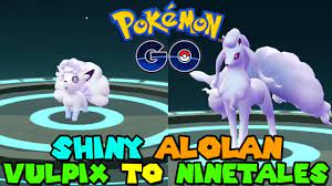 It has egg moves learned and all trs learned. Evolving Shiny Alolan Vulpix To Shiny Alolan Ninetales In Pokemon Go Youtube