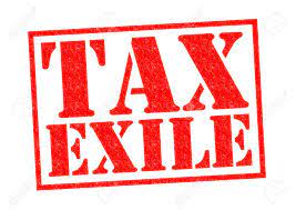 Tax Exile Red Rubber Stamp Over A White Background. Stock Photo, Picture  And Royalty Free Image. Image 35808452.
