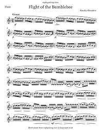 Flight Of The Bumblebee By Rimsky Korsakov Free Sheet Music For Flute Visit To Flight Of The Bumblebee In 2020 Flute Sheet Music Sheet Music Cello Sheet Music