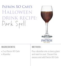 Patron Xo Cafe S Halloween Drink Recipe Dark Spell Halloween Cocktails Cocktail Xocafe Drinks Halloween Recipes Drinks Halloween Drinks Patron Xo Cafe