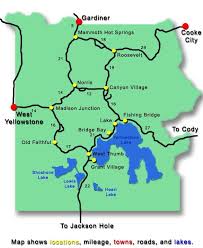 Yellowstone Map Yellowstone Camping Yellowstone Trip Yellowstone Vacation
