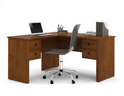 Somerville L Shaped Desk In Tuscany Brown Home Depot 359 00 L Shaped Desk L Shaped Office Desk Desk